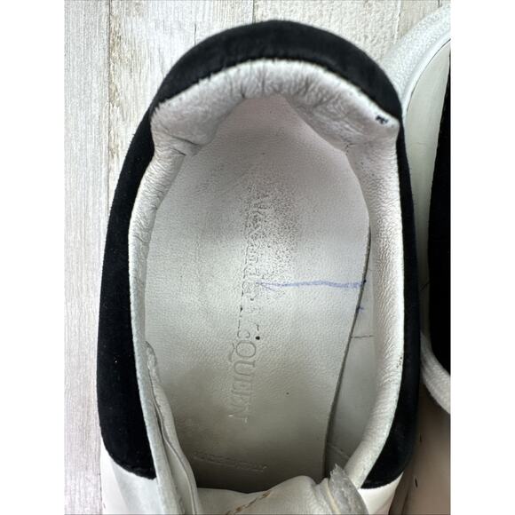 Alexander McQueen Women's Oversized Sneakers Sz 38 US 8 White/Black 553770 - Picture 14 of 14
